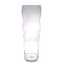 Vase haut en verre TORVAS, vagues, transparent, 50cm, Ø17cm