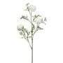 Branche décorative Chrysanthème FALTON, blanc, 55cm