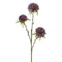 Branche de fleurs artificielles Allium GLORF, violet, 60cm