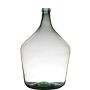 Vase à fleurs JENSON, verre, recyclé, vert-transparent, 46cm, Ø29cm, 15L