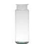 Vase décoratif en verre KARIN EARTH, recyclé, transparent, 33cm, Ø12cm