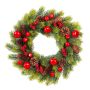 Couronne de Noël artificiel HANKA, pommes de pin, fruits, Ø35cm