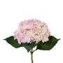 Fleur artificielle Hortensia ZURTO, rose clair, 55cm