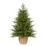 Sapin artificiel VANTAA, sac de jute, 90cm, Ø65cm