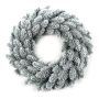 Couronne de sapin artificielle INARI, enneigé, Ø45cm