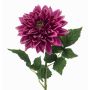 Fleur artificielle : dahlia ZELRAN, mauve, 70 cm, Ø 15 cm