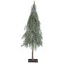 Arbre décoratif Cyprès BAMAT, tronc artificiel, gris, 75cm