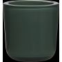 Bougeoir en verre NICK, vert sapin, 7,5cm, Ø7,5cm