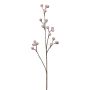 Branche artificielle d'eucalyptus SLOHER avec fruits, rouge bordeaux, 65 cm