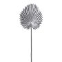 Feuille de palmier décorative Washingtonia KIVAN, argent, 45 cm