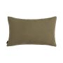 Coussin en toile KALUA, vert olive, 50x30cm