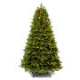 Sapin de Noël artificiel SKIEN SPEED avec pommes de pin, LEDs, 195cm, Ø120cm