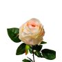 Rose artificielle SUNJIK, blanc-rose, 75 cm, Ø 7 cm