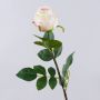 Rose artificielle SUNJIK, blanc-rose, 75cm, Ø7cm
