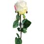 Rose artificielle SUNJIK, rose crème, 75 cm, Ø 7 cm