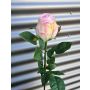 Rose artificielle SUNJIK, rose-crème, 75 cm, Ø 7 cm