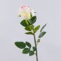 Rose artificielle SUNJIK, rose-crème, 75cm, Ø7cm