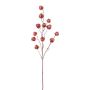 Branche artificielle Physalis FRILTE avec des fruits, rouge métallique, 90cm