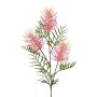 Branche artificielle Grevillea robusta ZILFRA avec des fleurs, rose, 85cm
