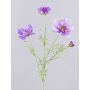 Branche décorative de cosmos HIKJAN, lilas, 80cm