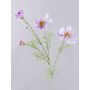 Branche décorative de cosmos HIKJAN, blanc-violet, 80cm