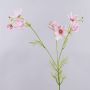 Petite corbeille décorative HISSAN avec branche, rose clair, 75cm