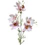 Petite corbeille décorative HISSAN avec branche, rose clair, 75 cm