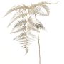 Branche artificielle de fougère épée NALFHY, argent-or métallisé, 80 cm