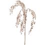 Branche artificielle de poivrier RALFHY avec baies, rose clair métallisé, 80 cm