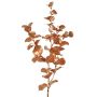 Branche d'eucalyptus artificielle MALFHY, cuivre métallisé, 75 cm