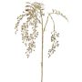 Branche artificielle de poivrier RALFHY avec baies, métallisé argent-or, 80 cm