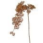 Branche artificielle de viorne SALFHY avec bourgeons, cuivre métallisé, 90 cm