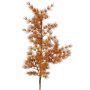 Branche artificielle d'Asparagus umbellatus DIKERNO, orange-marron, 75 cm