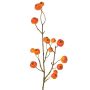 Branche artificielle de pommier ornemental NONGIH avec fruits, orange, 60 cm