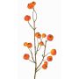 Branche artificielle de pommier ornemental NONGIH avec fruits, orange, 60cm