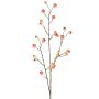 Branche artificielle de pommier ornemental NONGIH avec fruits, rose clair, 90 cm