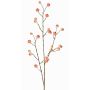 Branche artificielle de pommier ornemental NONGIH avec fruits, rose clair, 90cm