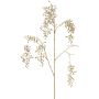 Branche artificielle de poivrier NELFHY avec baies, argent-or métallisé, 125 cm