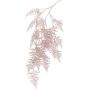 Branche décorative d'Asparagus plumosus MELFHY, retombante, rose clair métallisé, 130 cm