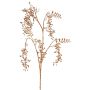 Branche artificielle de poivrier NELFHY avec baies, cuivre métallisé, 125 cm