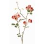 Branche de rose-chou artificielle LORRAINE, collection écologique, vieux rose, 60cm, Ø3cm