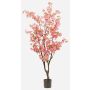 Cerisier artificiel JANKFUN avec fleurs, tronc artificiel, rose, 175 cm