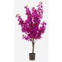 Bougainvillier artificiel JONKFAN avec fleurs, tronc artificiel, violet, 145 cm
