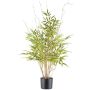Arbre artificiel Bambou flèche japonais EDENA, troncs naturels, 90cm