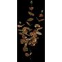 Branche d'eucalyptus artificielle ERINDALS, vert-bordeaux, 90 cm