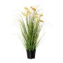 Herbe artificielle Pennisetum LELTA avec des panicules, orange-beige, 65cm