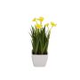 Fleur artificielle Narcisse AMANDINE, jaune, 23cm