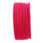 Cordon NICOLETTE, rouge, 25m, 4mm