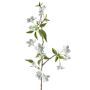 Branche de fleurs de poirier artificielle SLOFEN avec des fleurs, blanc, 55cm