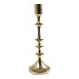 Chandelier pour bougie longue en aluminium AMBERLEY, doré, 30cm, Ø10cm